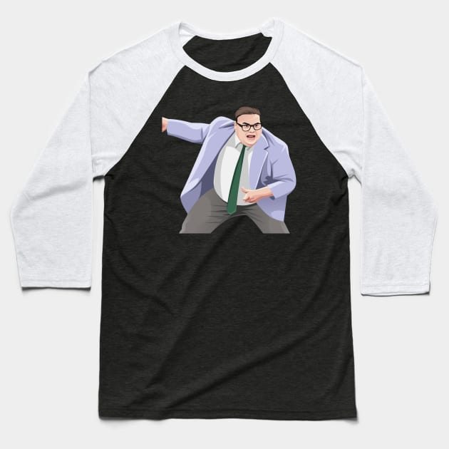 Chris Foley - Hilarious Vector Baseball T-Shirt by WaltTheAdobeGuy